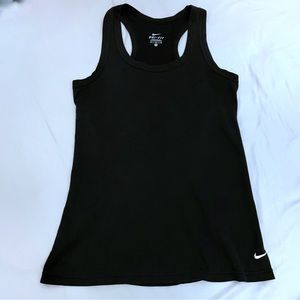 Nike Tank Top Dri Fit Black Women Size Medium